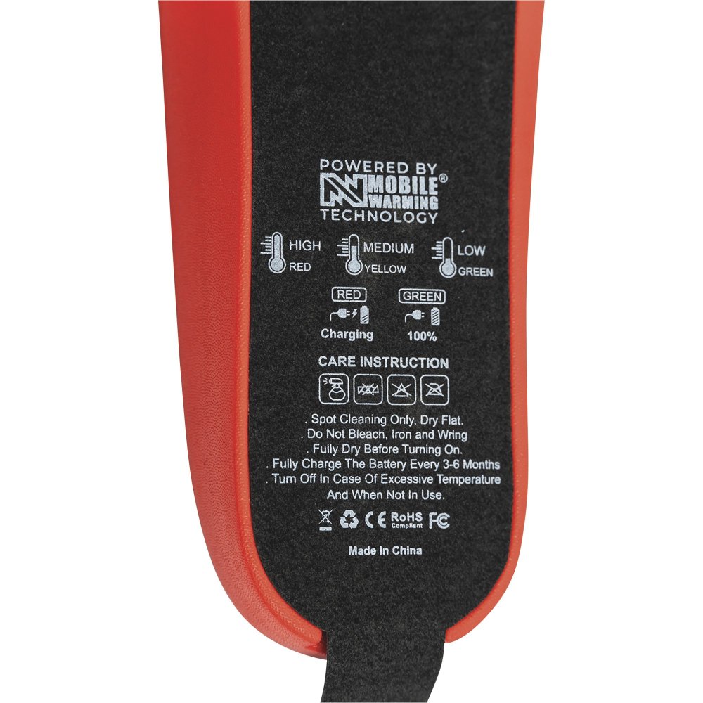 Mobile Warming 3.7V Standard Heated Insoles Small Black - Ascmtools