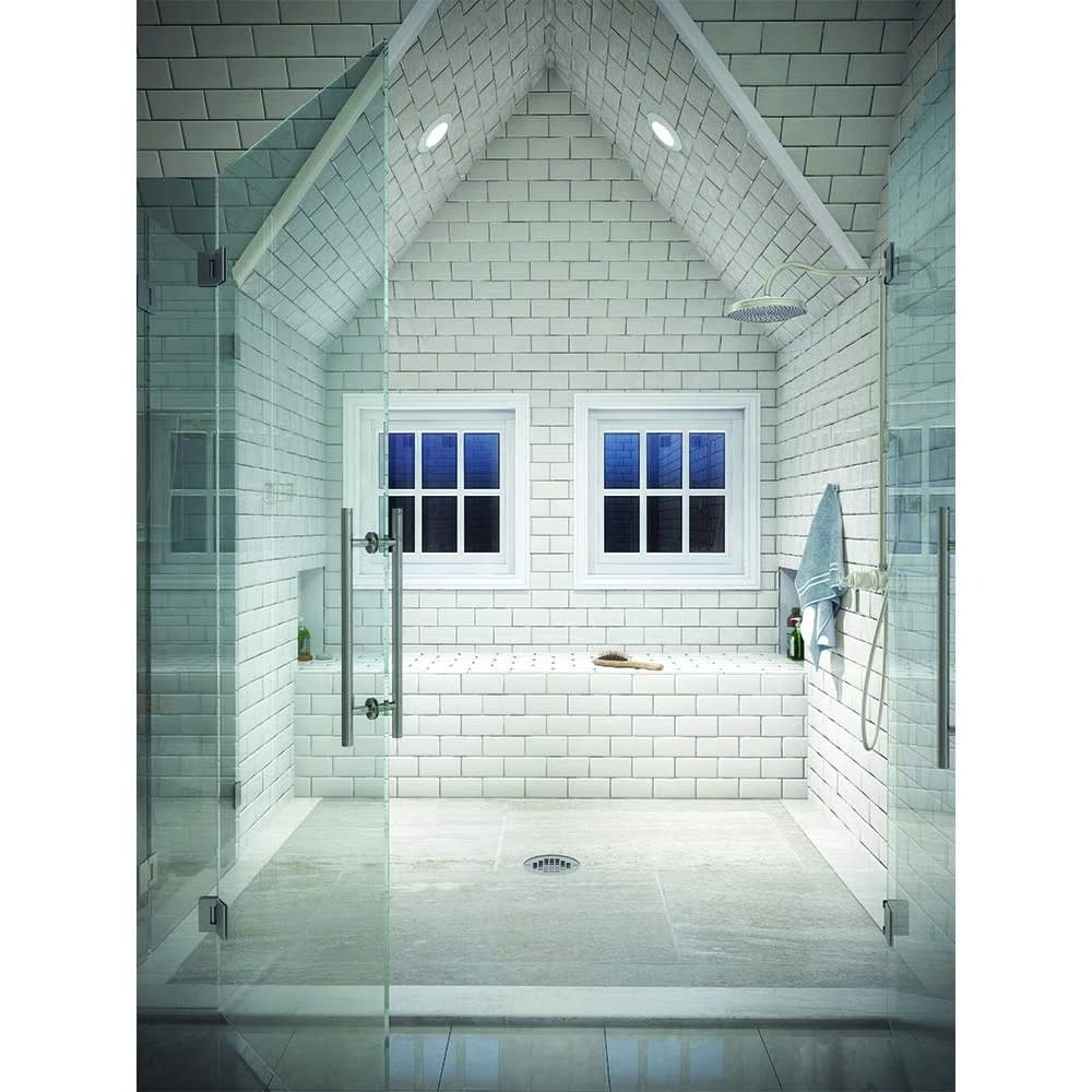 Halo Albalite Glass Trim 6″ Matte White 40W LED - Ascmtools