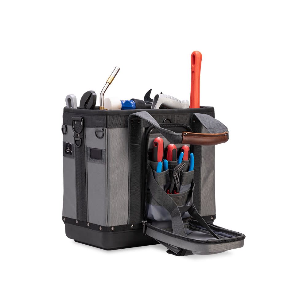 Veto Pro Pac 80 Lbs Open Top Plumbing Bag XL Gray - Ascmtools