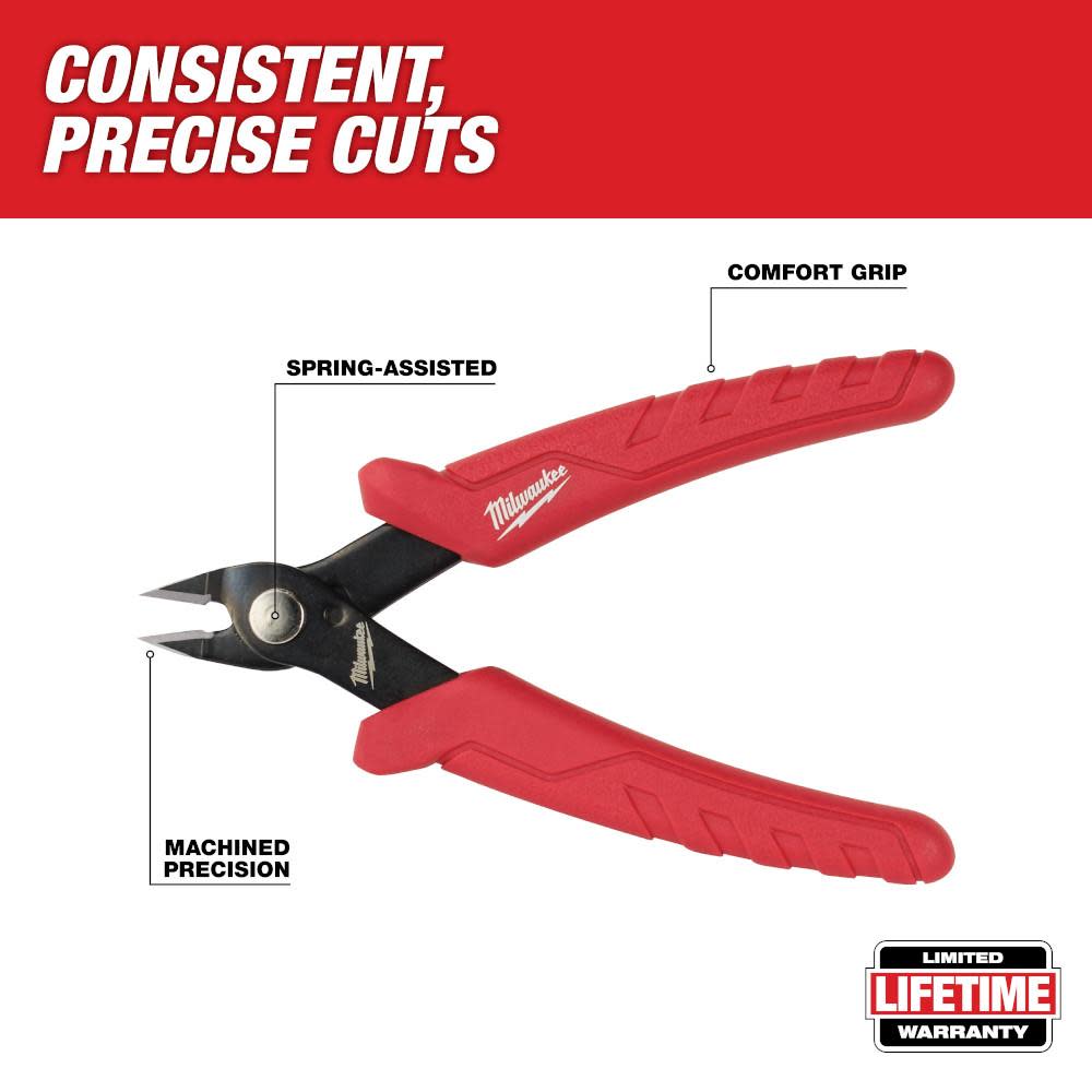 Milwaukee Mini Flush Cutters - Ascmtools
