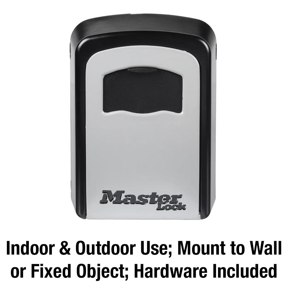 Master Lock 3-1/4in (83mm) Wide Set Your Own Combination Wall Lock Box - Ascmtools