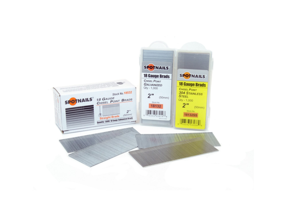 Spotnails 1-1/4 In. Galvanized 18 Gauge Nails – 5000 Nails - Ascmtools
