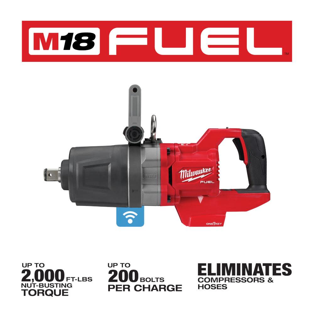 Milwaukee M18 FUEL 1″ D Handle Impact Wrench ONE KEY Reconditioned - Ascmtools