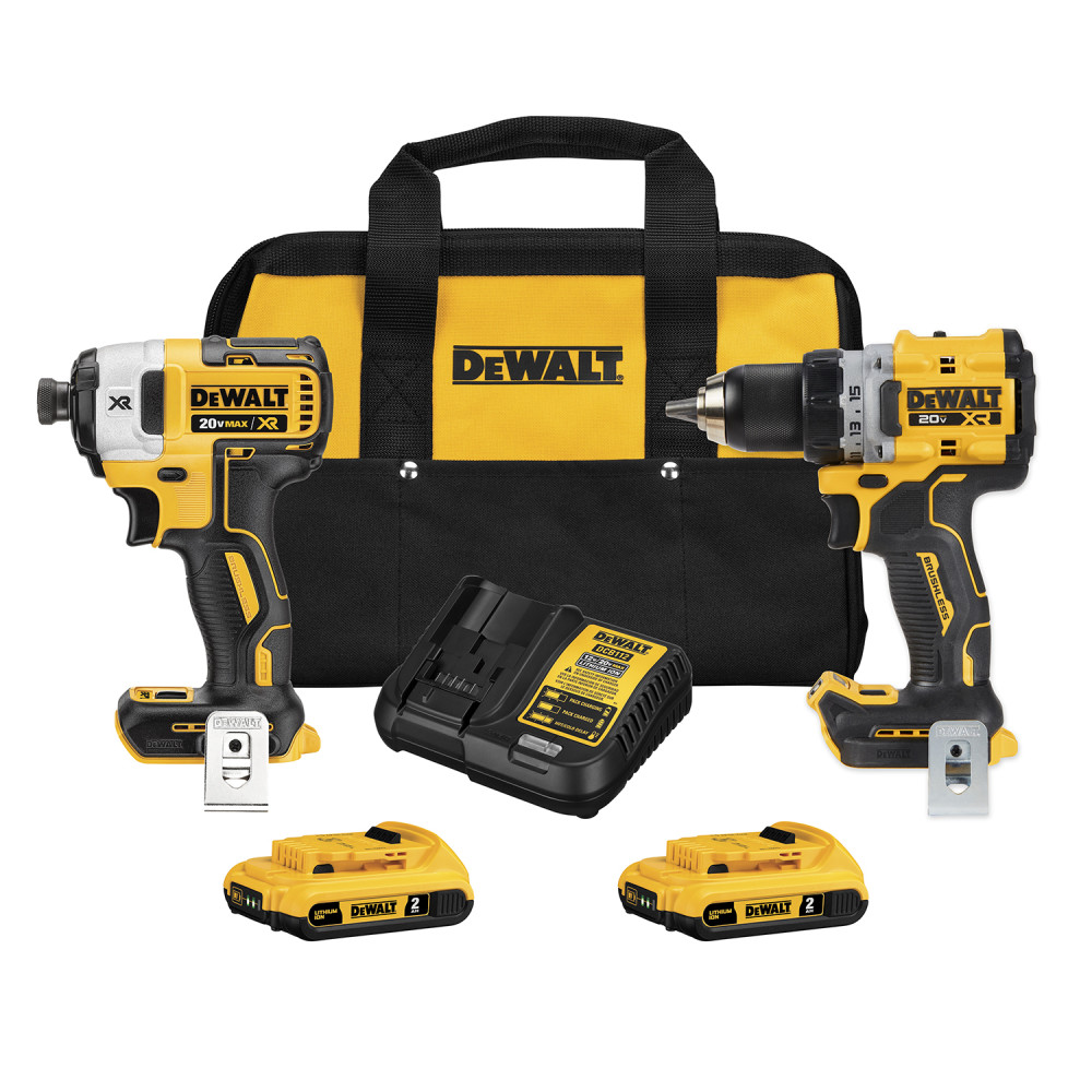 DEWALT 20V MAX XR 1/2″ Drill/Driver & 1/4″ Impact Driver Kit - Ascmtools