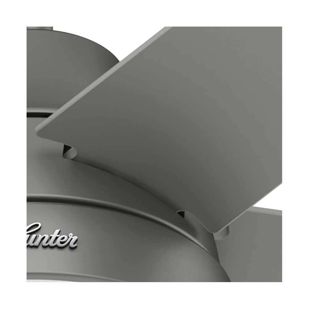 Hunter Fan Aerodyne Ceiling Fan 52″ Matte Silver Matte Silver - Ascmtools