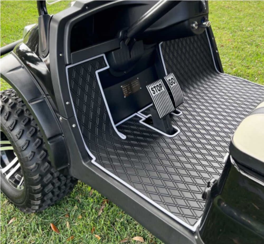 Xtreme Mats Golf Cart Floor Mat ICON & Grey - Ascmtools