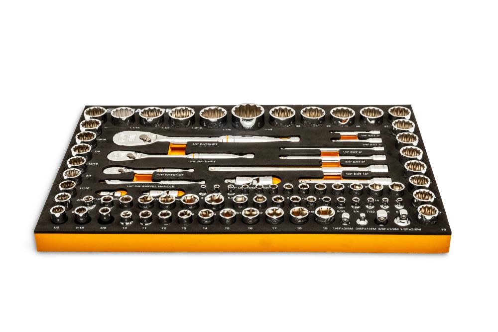 GEARWRENCH SAE/Metric Mechanics Tool Set 83pc - Ascmtools