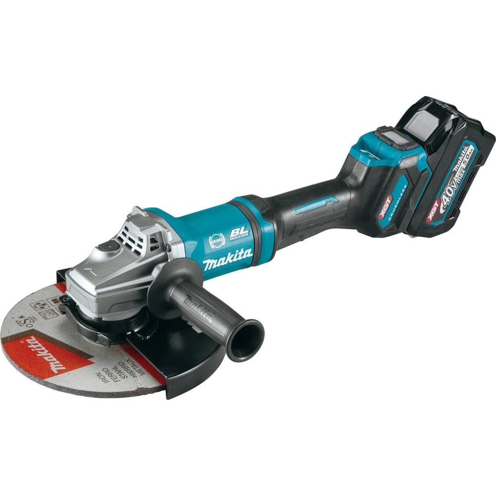 Makita XGT 40V max 7″ / 9″ Paddle Switch Angle Grinder Kit - Ascmtools