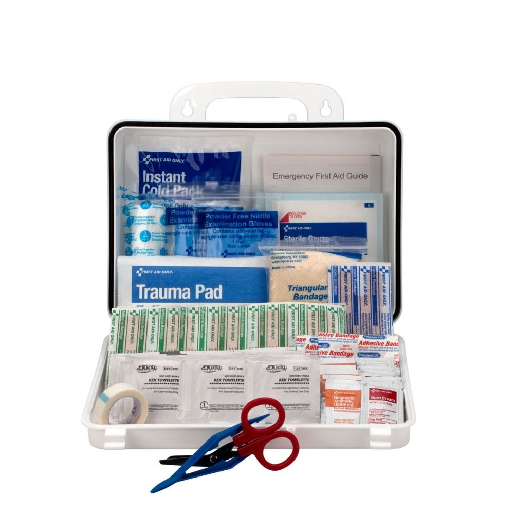 First Aid Only 25 Person Plastic Case Contractor First Aid Kit - Ascmtools