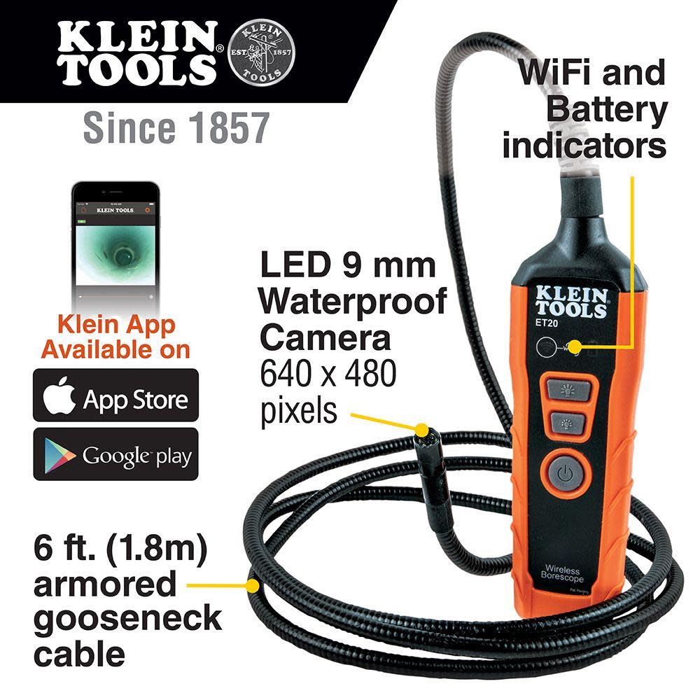 Klein Tools WiFi Borescope - Ascmtools