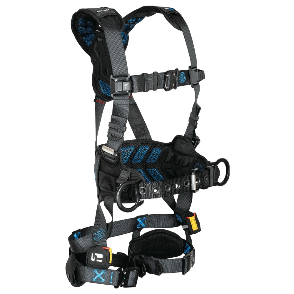 Falltech 3D Belted Full Body Harness with QC Chest Buckle Large - Ascmtools