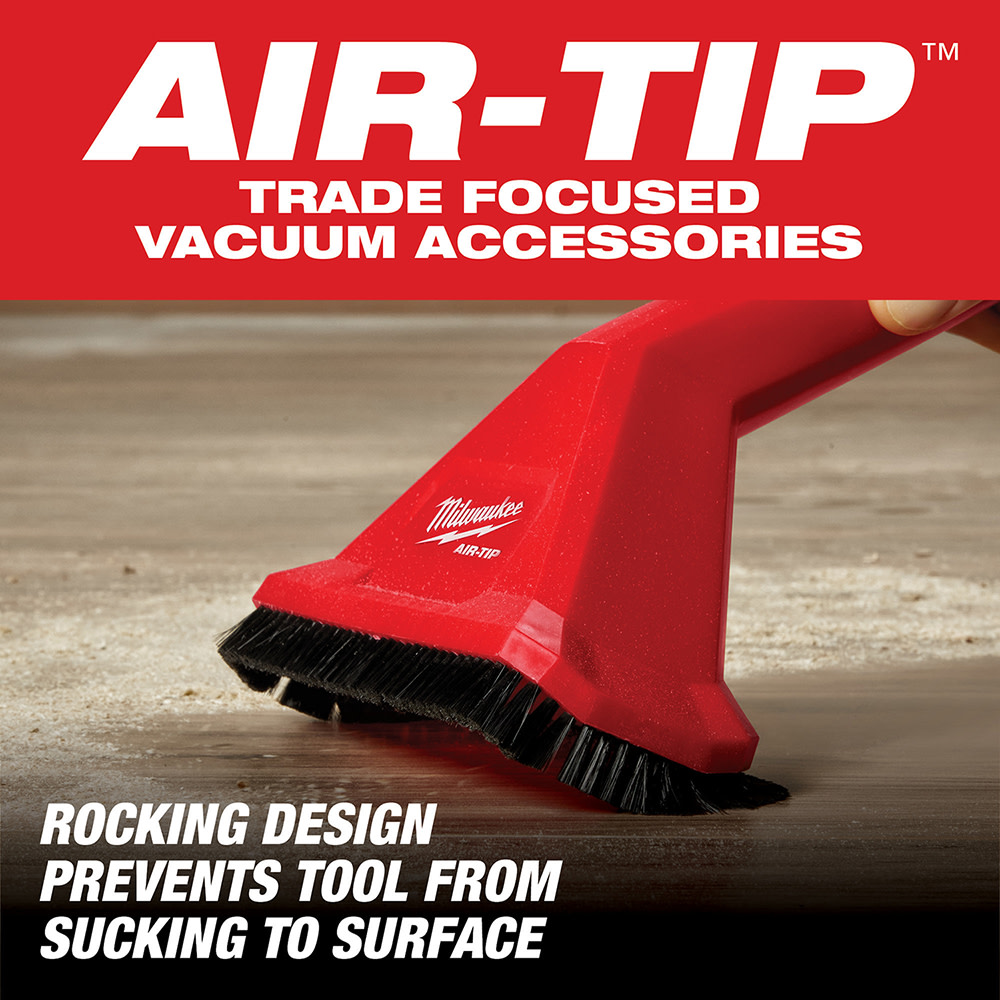 Milwaukee AIR-TIP Rocking Utility Nozzle with Brushes - Ascmtools