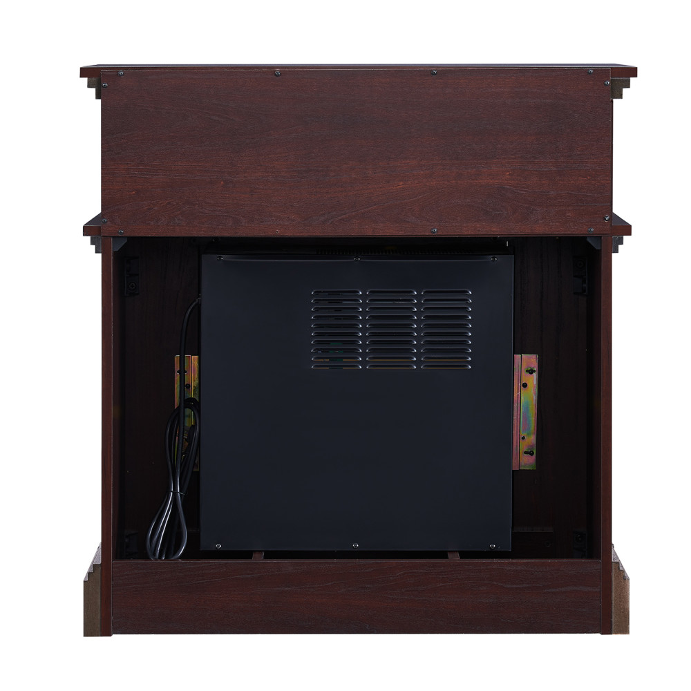 Hearthpro Compact Electric Fireplace with Storage - Ascmtools