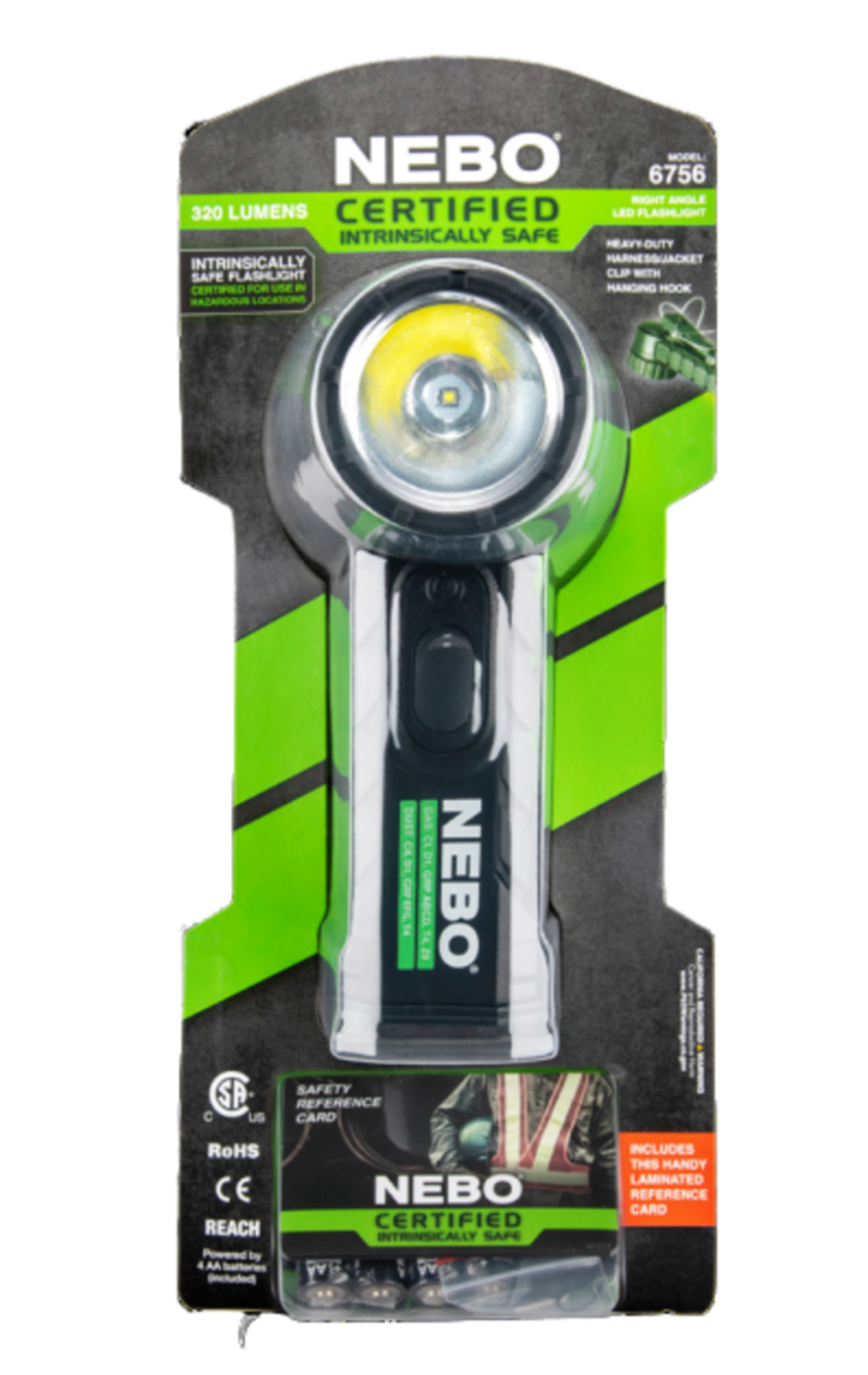Nebo Right Angle LED Flashlight - Ascmtools