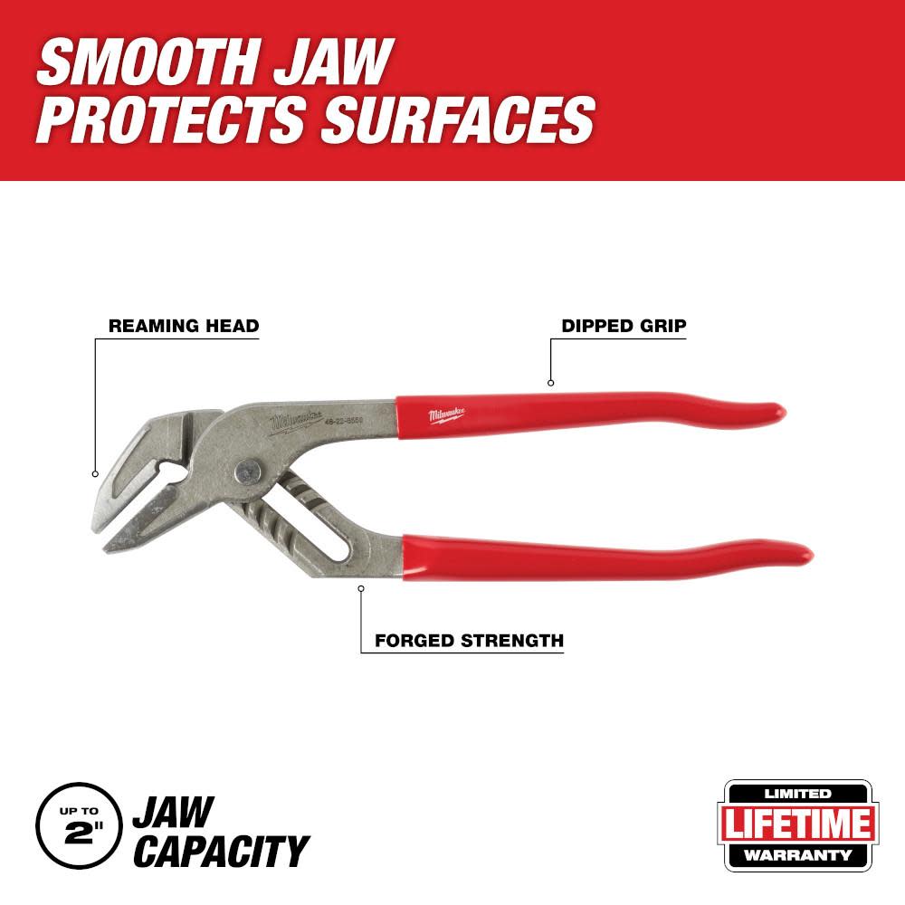 Milwaukee 10” Smooth Jaw - Ascmtools