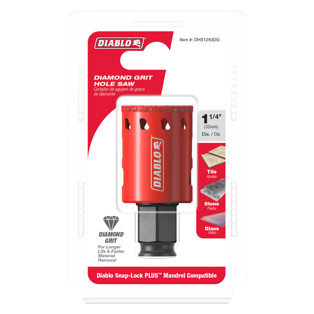 Diablo Tools 1 1/4″ Diamond Grit Hole Saws - Ascmtools