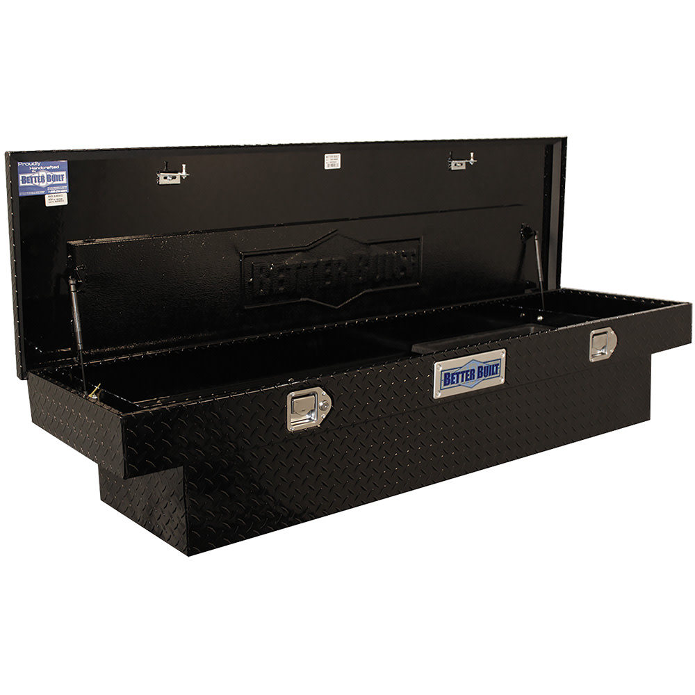 Better Built 61.5″ Crown Saddle Truck Tool Box GLOSS BLACK - Ascmtools