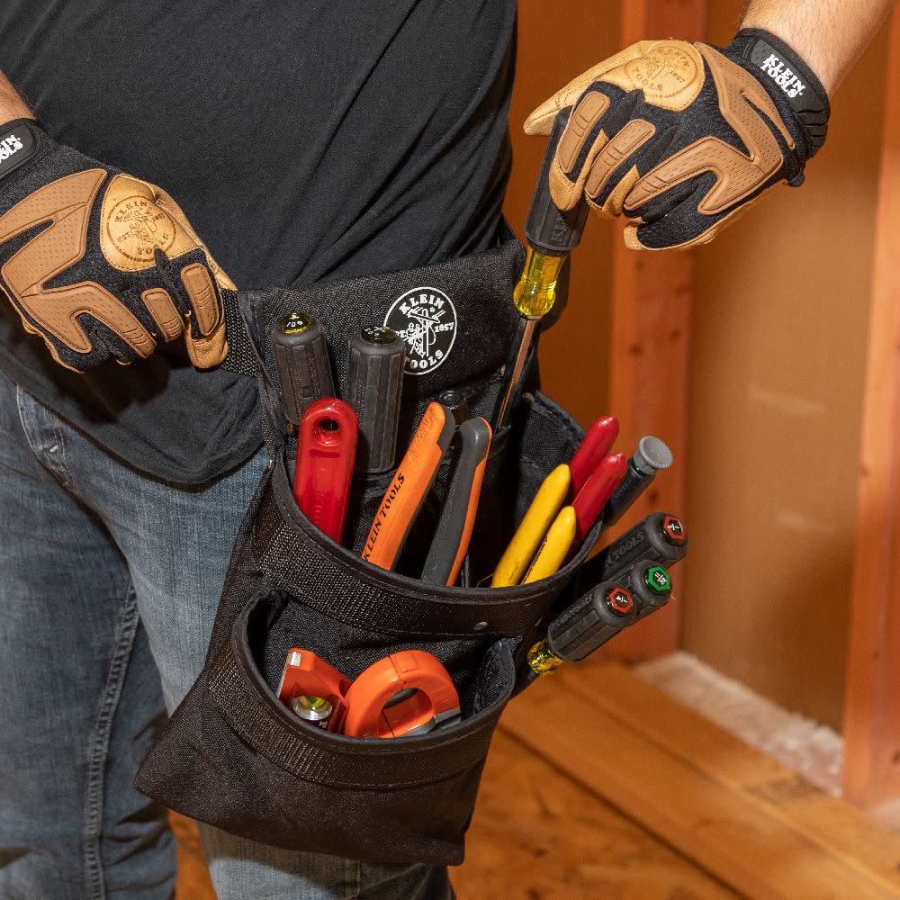 Klein Tools PowerLine Series 8 Pocket Tool Pouch - Ascmtools