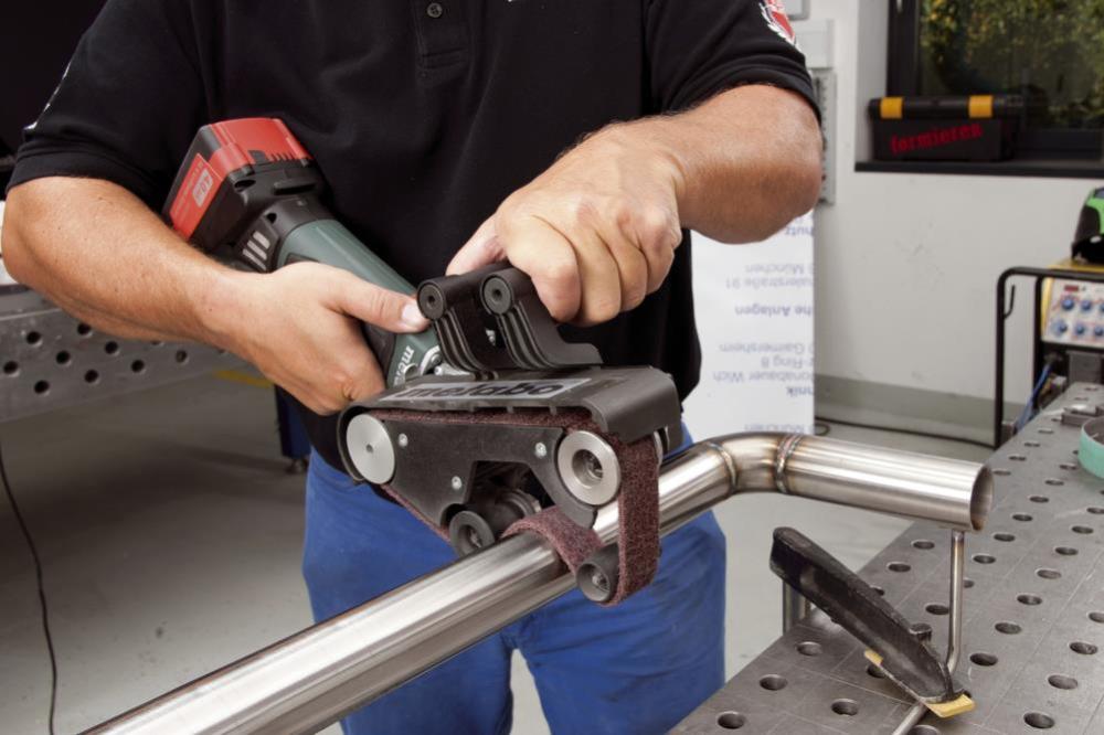 Metabo 1-3/16 In. x 21-1/4 In. Nylon Web Tube Belt Sanding Band Very Fine - Ascmtools