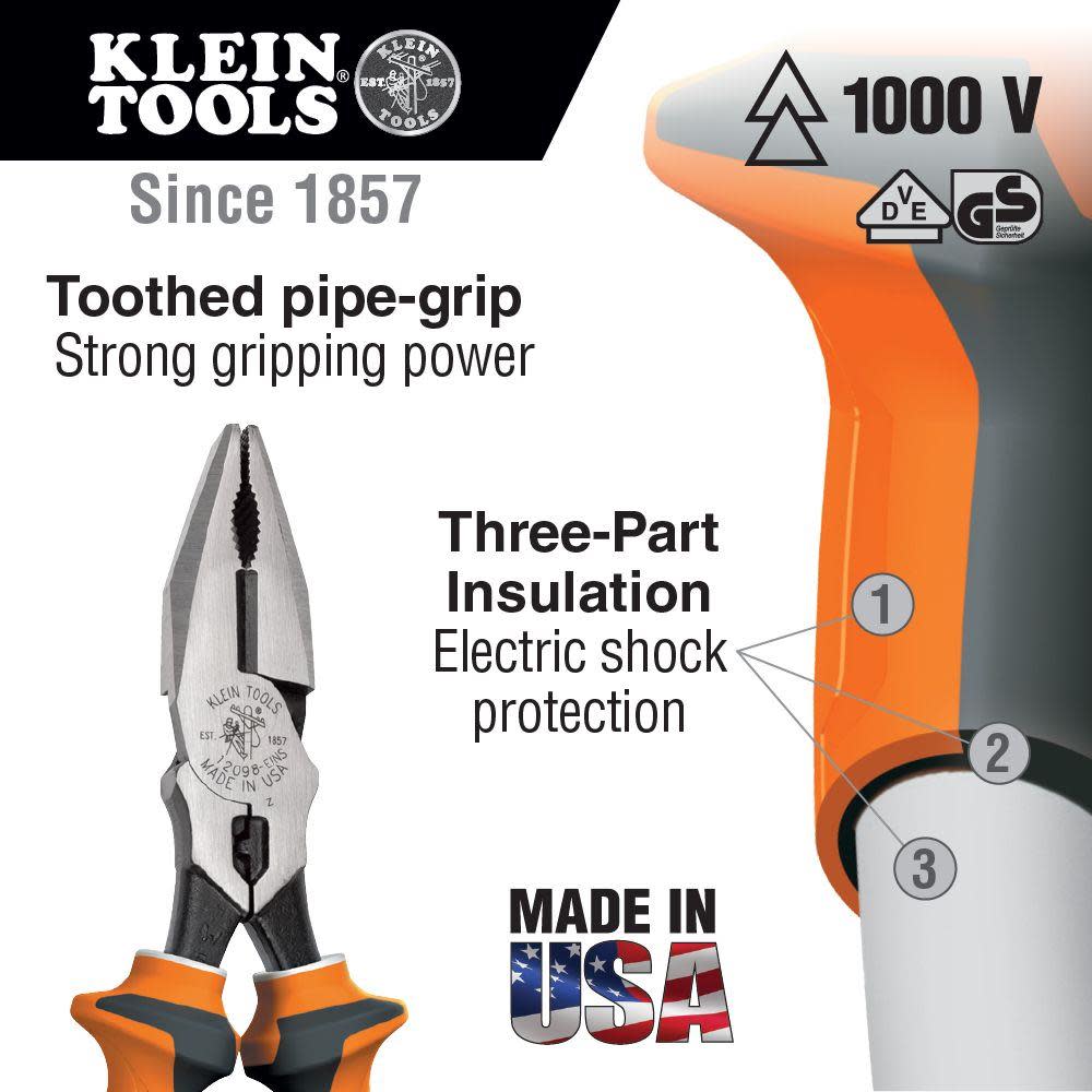 Klein Tools Combination Pliers Insulated - Ascmtools