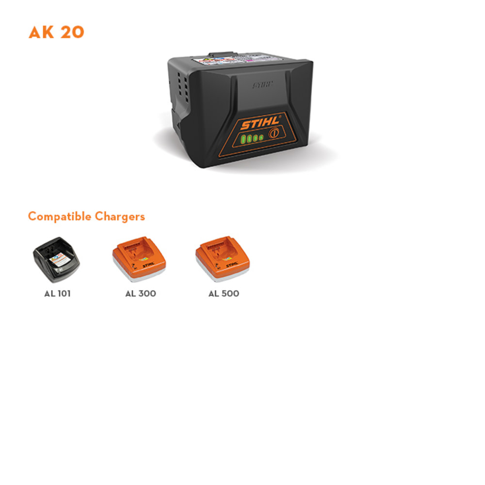 Stihl AK 20 Lithium-Ion Battery - Ascmtools