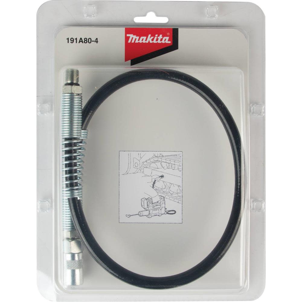 Makita Flexible Grease Gun Hose with Coupler 23 5/8 - Ascmtools