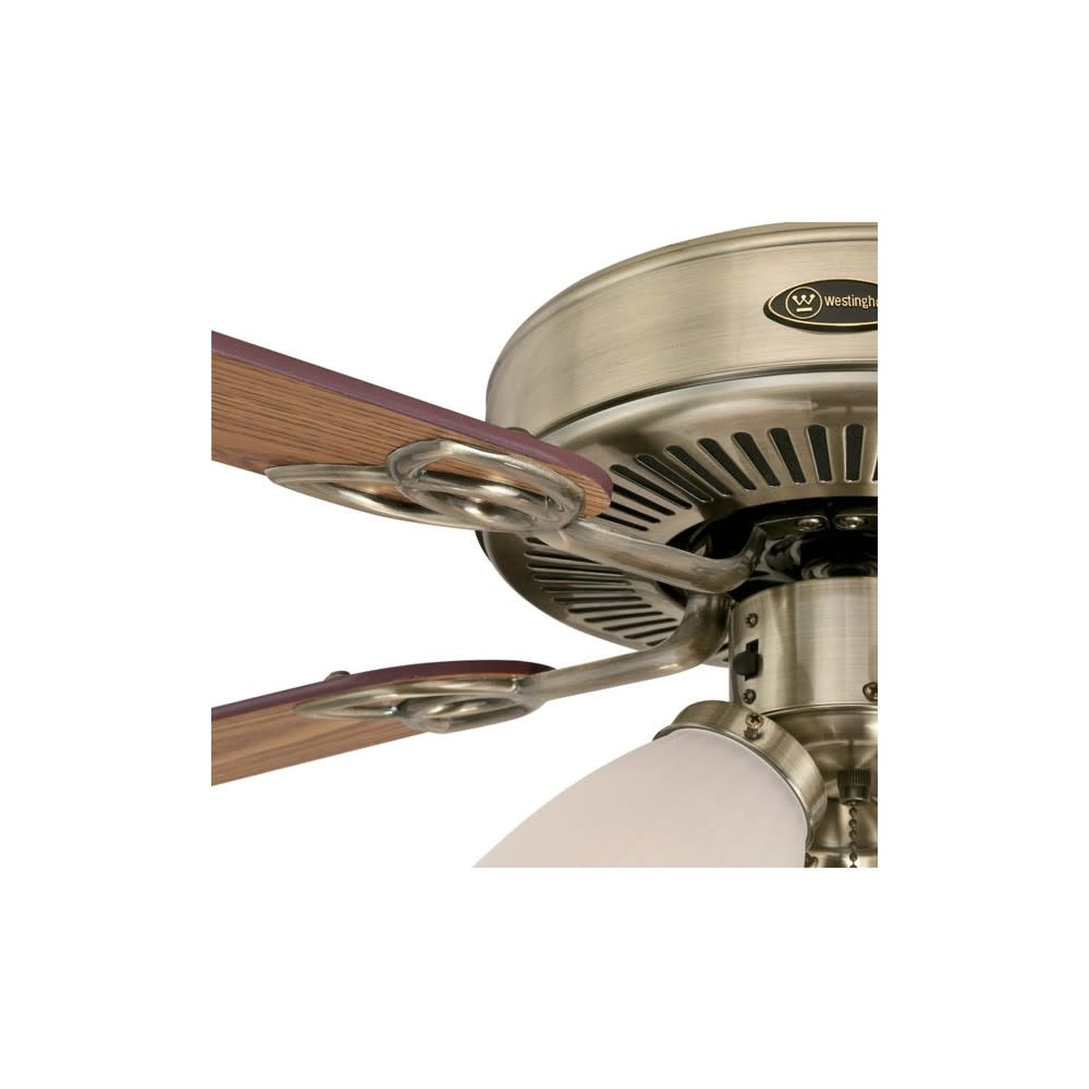 Westinghouse 52″ Vintage Brass Indoor Ceiling Fan - Ascmtools