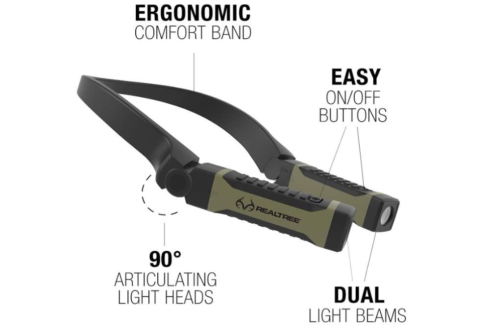 Realtree Flashlight Neck Light 2 AA - Ascmtools