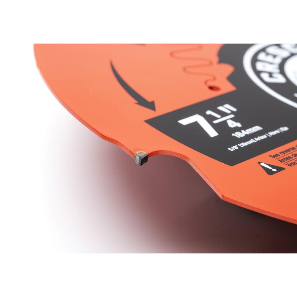 Crescent Circular Saw Blade 7 1/4″ x 4 Tooth Fiber Cement - Ascmtools