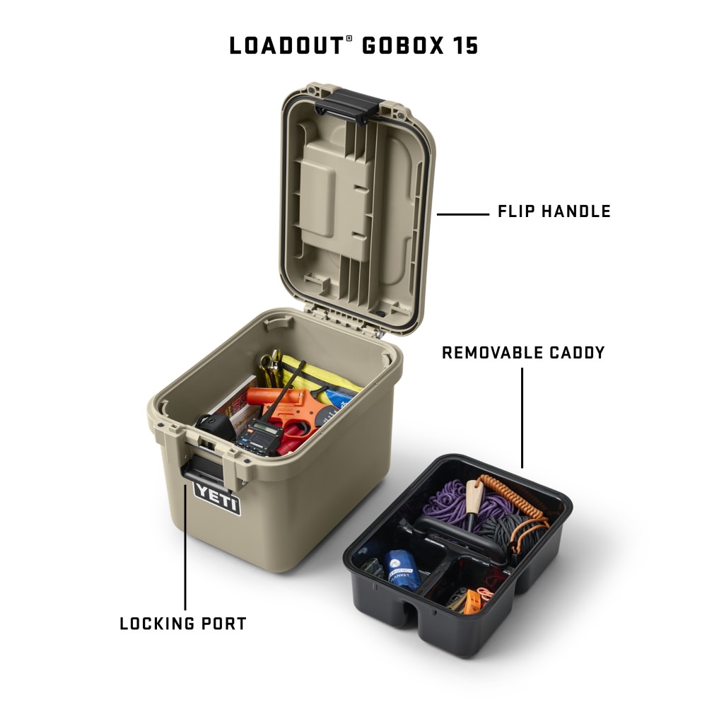 Yeti LoadOut GoBox 15 Gearbox White - Ascmtools