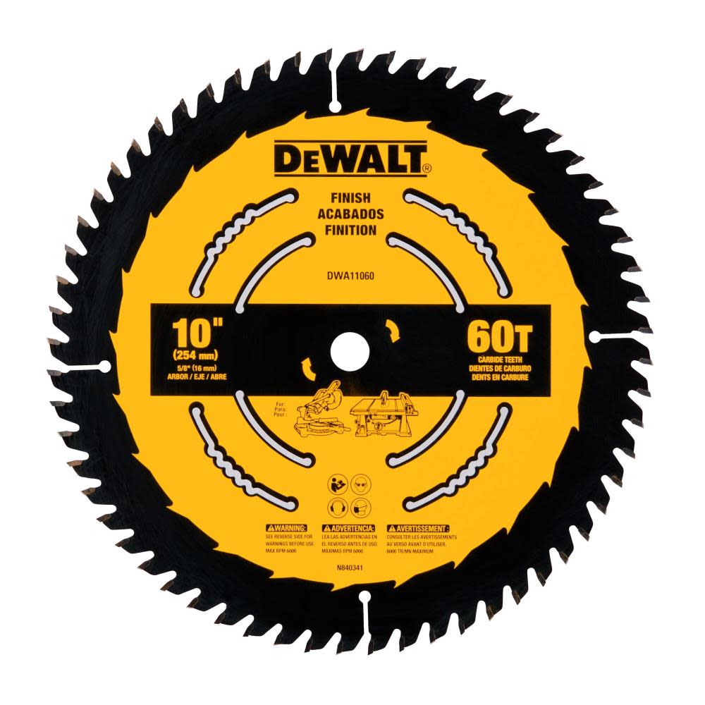 DEWALT Circular Saw Blade 10″ 60T - Ascmtools