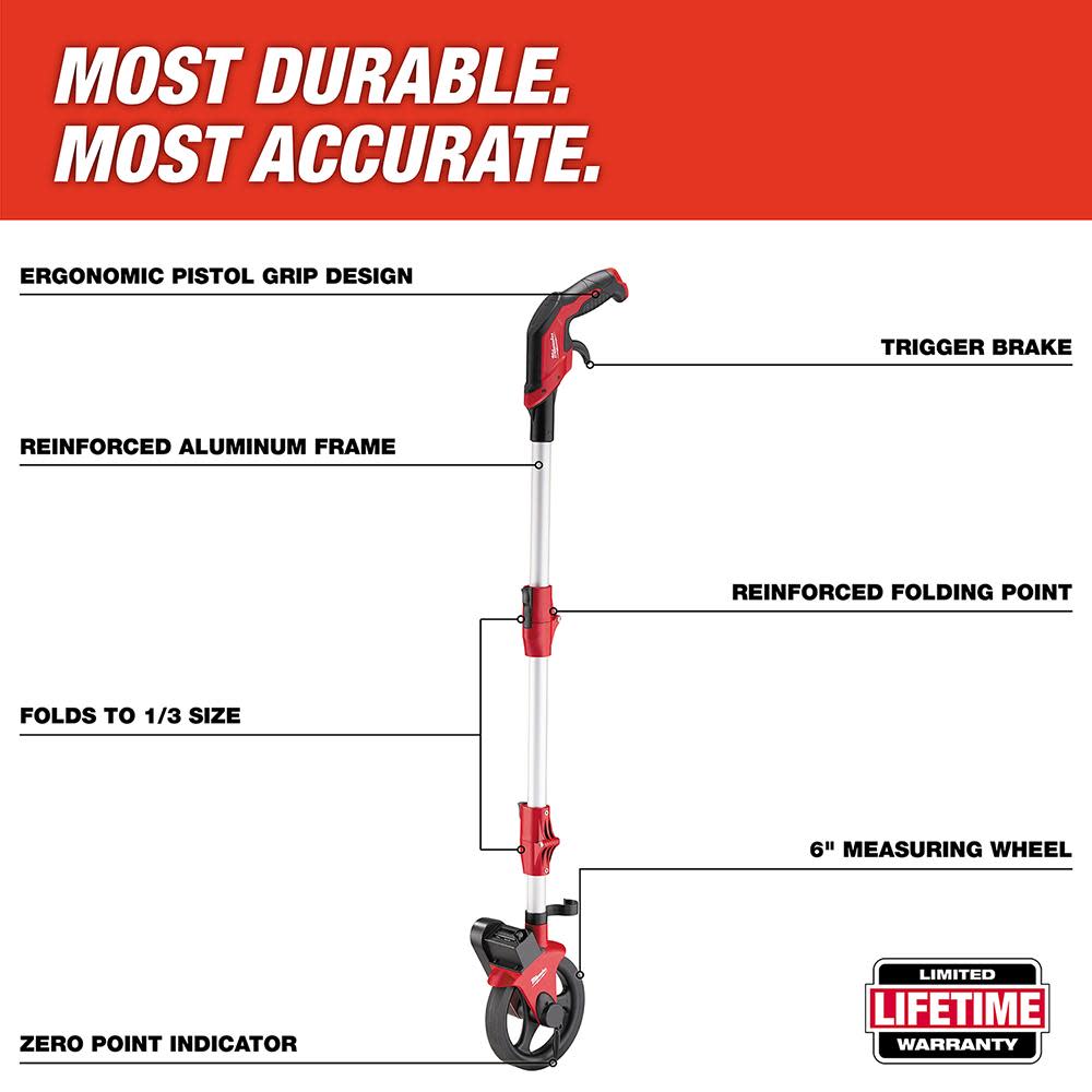 Milwaukee 6 in. Measuring Wheel - Ascmtools