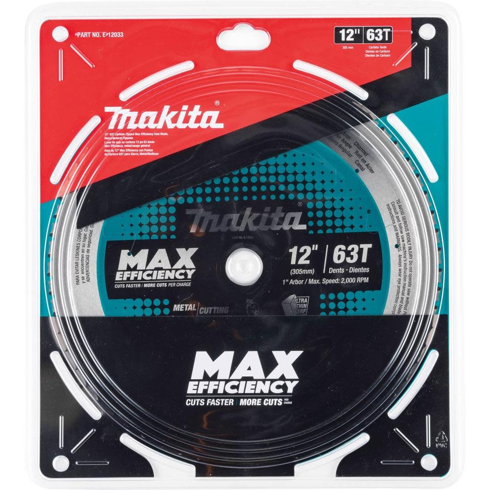 Makita 12″ 63T Saw Blade Metal/General Purpose - Ascmtools