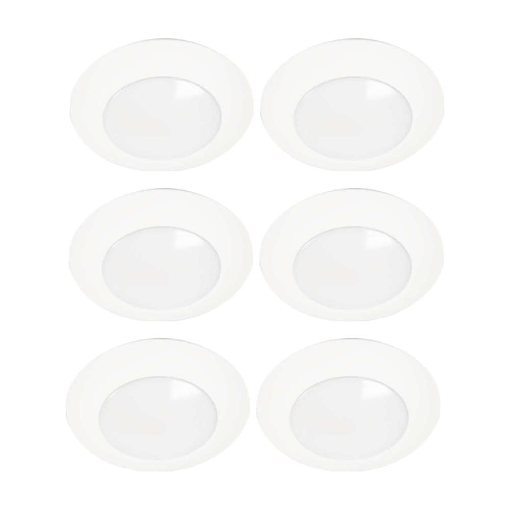 Halo Recessed Light 6″ White 16W 900 Lumen Backlit LED - Ascmtools