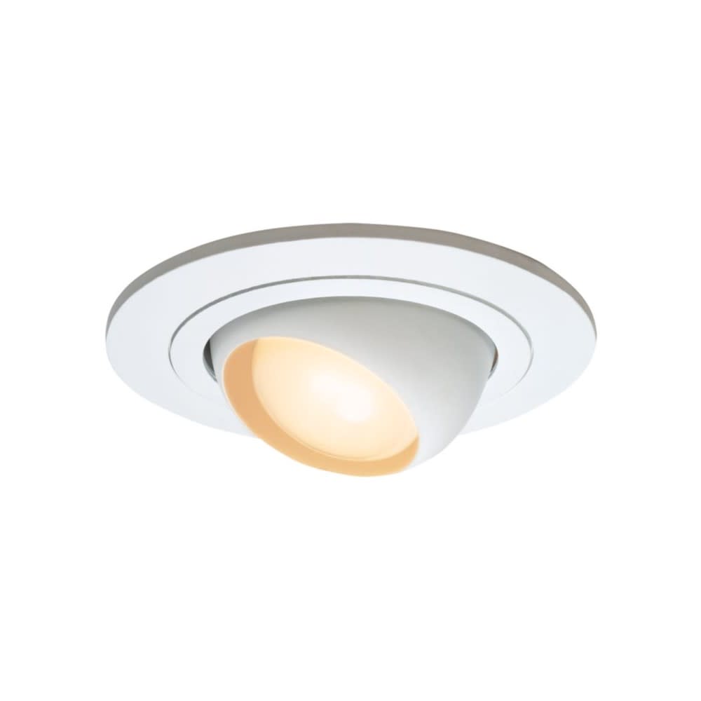 Halo 4″ White Recessed Light Adjustable Eyeball Trim - Ascmtools