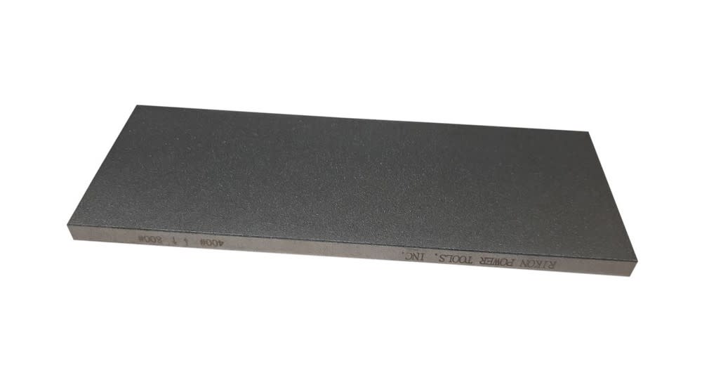 Rikon PRO CBN Bench Stone 8″ x 3″ 400/800 2 Sided - Ascmtools