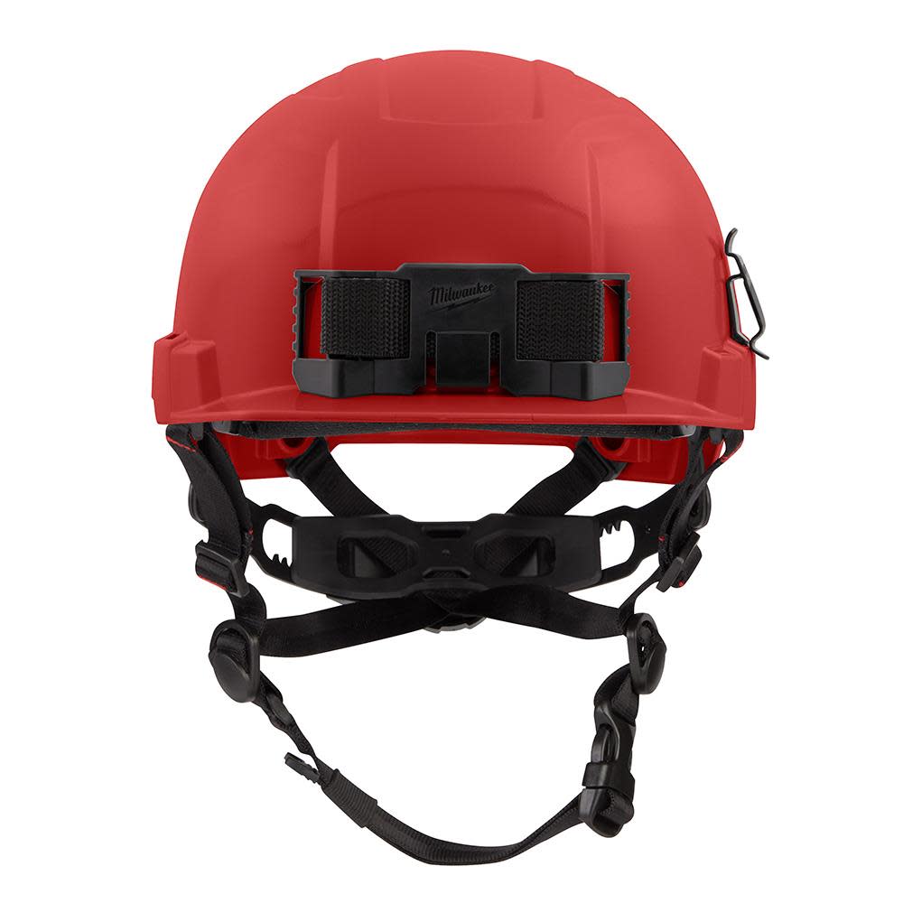 Milwaukee Red Front Brim Helmet with BOLT Class E - Ascmtools