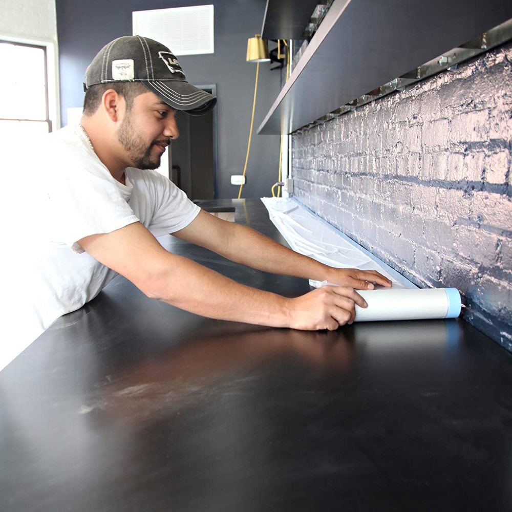 Trimaco Tape & Drape Clear Plastic Masking Tape 8 x 72′ - Ascmtools