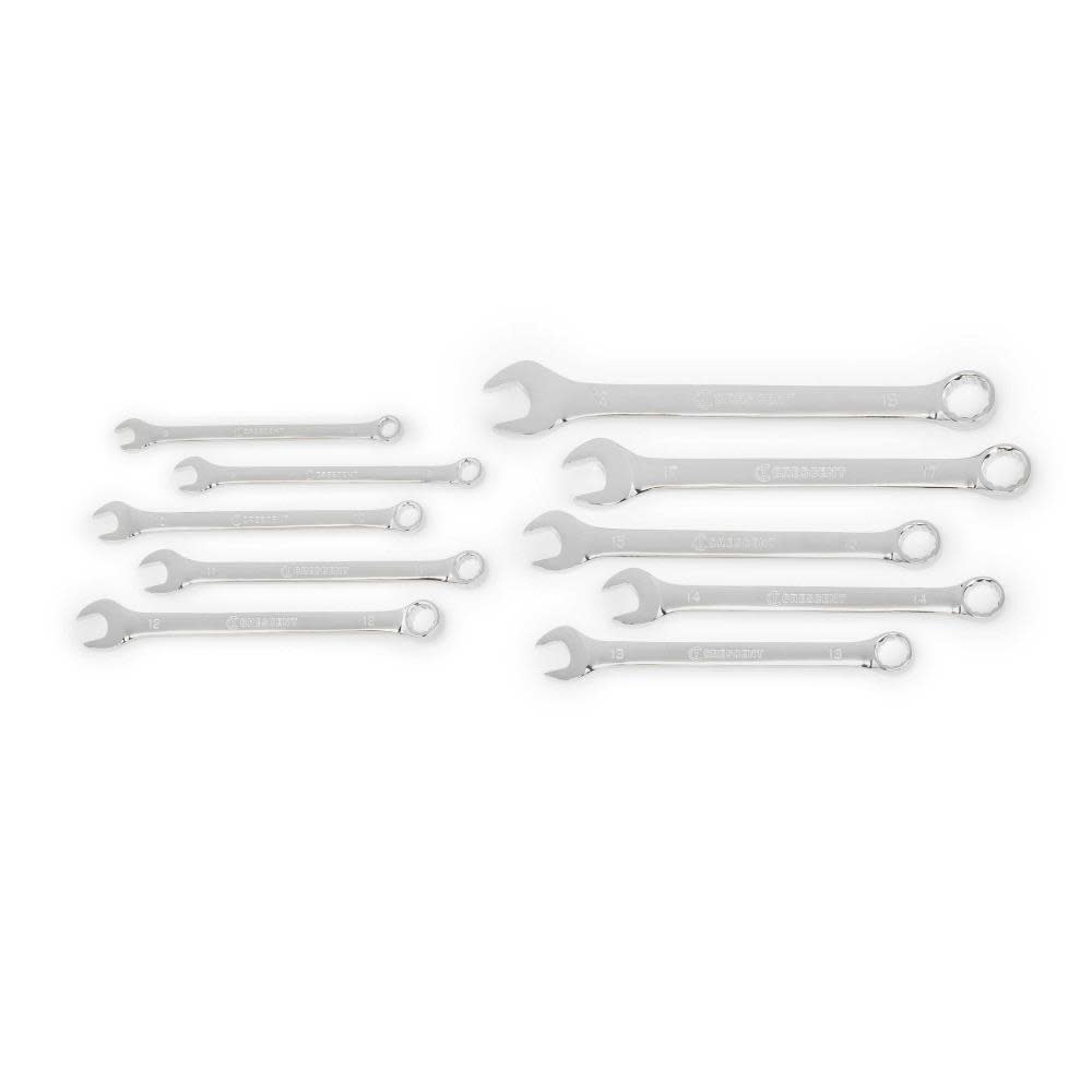 Crescent Metric Combination Wrench Set 12 Point 10pc - Ascmtools