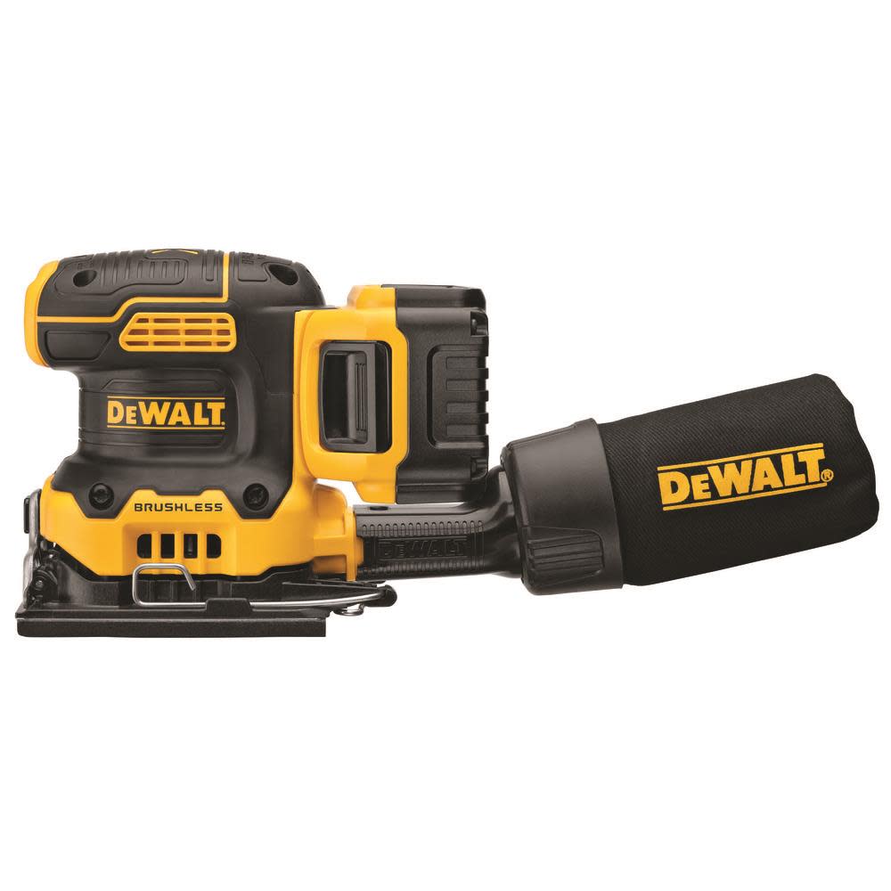 DEWALT 20V MAX XR Cordless 1/4 Sheet Variable-Speed Sander Kit (5.0 Ah Battery) - Ascmtools
