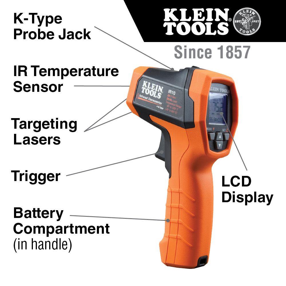 Klein Tools Dual-Laser Infrared Therm 20:1 - Ascmtools