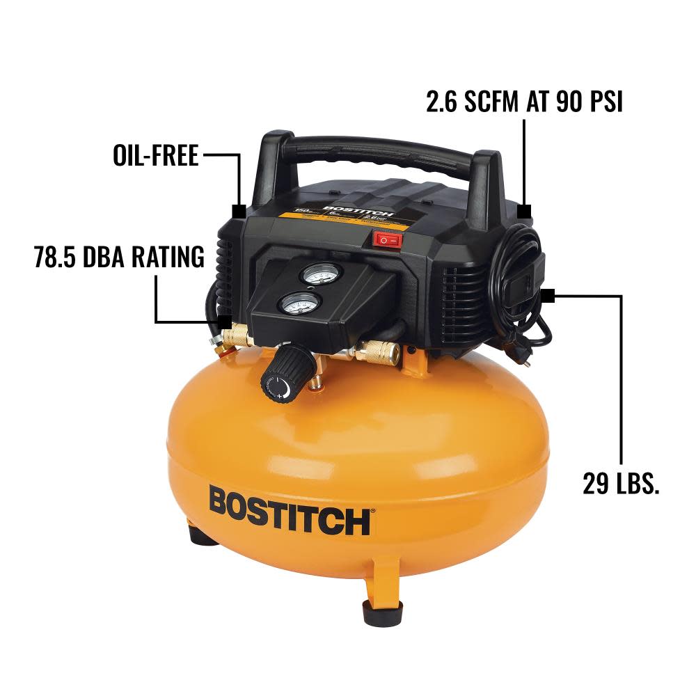Bostitch 21 Pneumatic Framing Nailer Compressor & Hose Combo Kit - Ascmtools