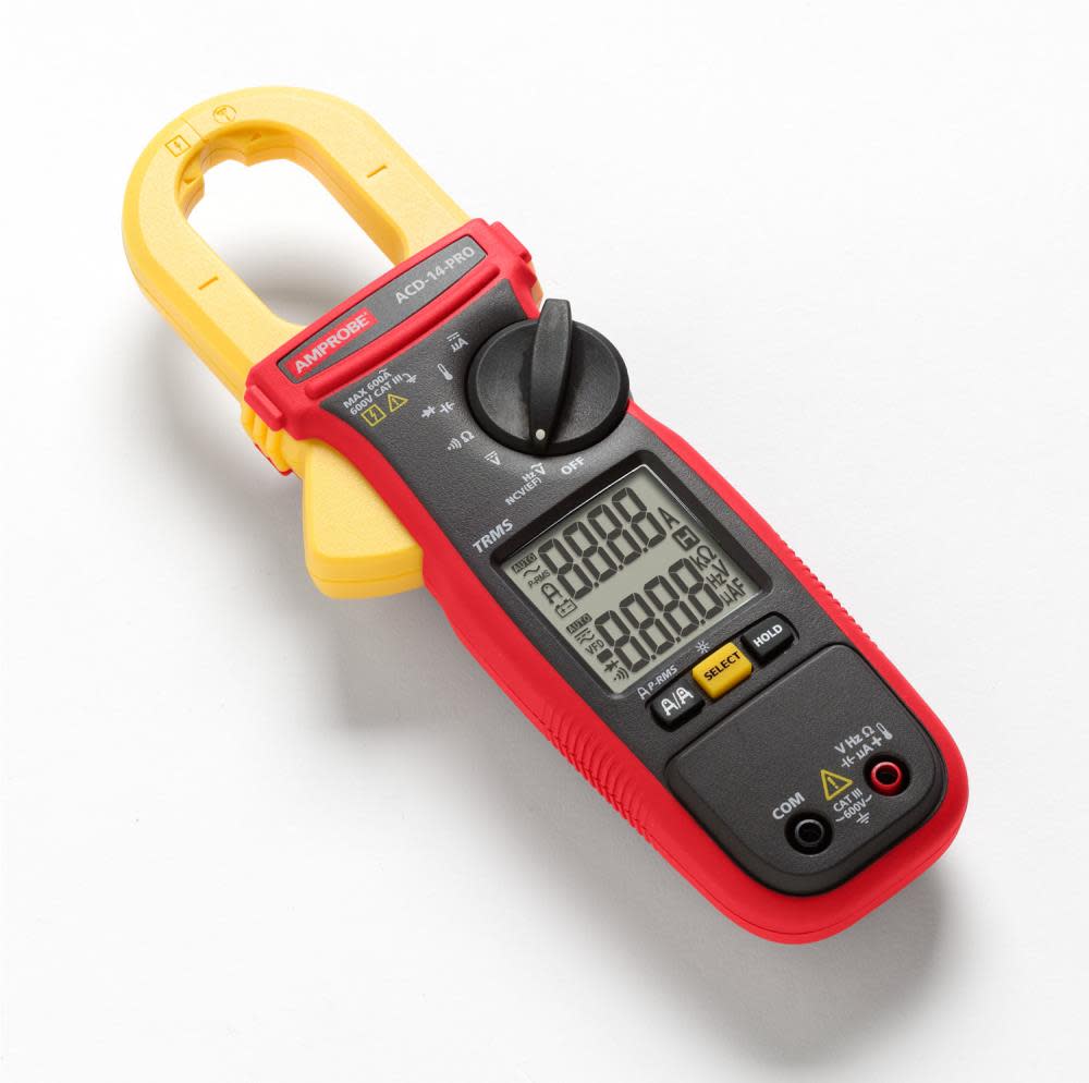Amprobe Dual Display 600 A TRMS Clamp Meter - Ascmtools