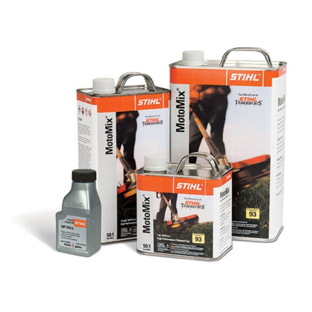 Stihl MotoMix 1 Gallon Light Green Pre-Mixed HP Patented Fuel - Ascmtools