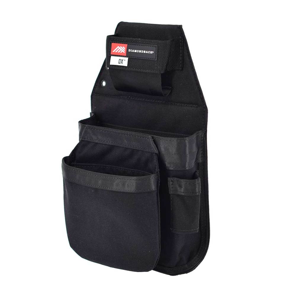 Diamondback Toolbelts Black Right Side Ox 2.0 Tool Pouch - Ascmtools