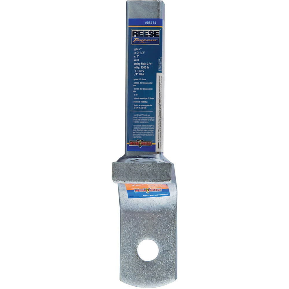 Reese 7″ 3500 lbs Zinc Trailer Hitch Ball Mount - Ascmtools