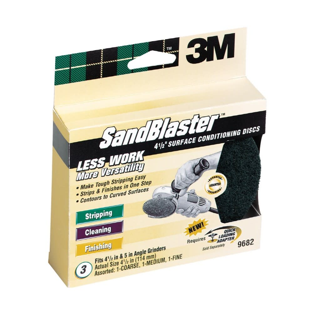 3M Sandblaster 4.5″ Angle Grinder Surface Conditioning Disc - Ascmtools