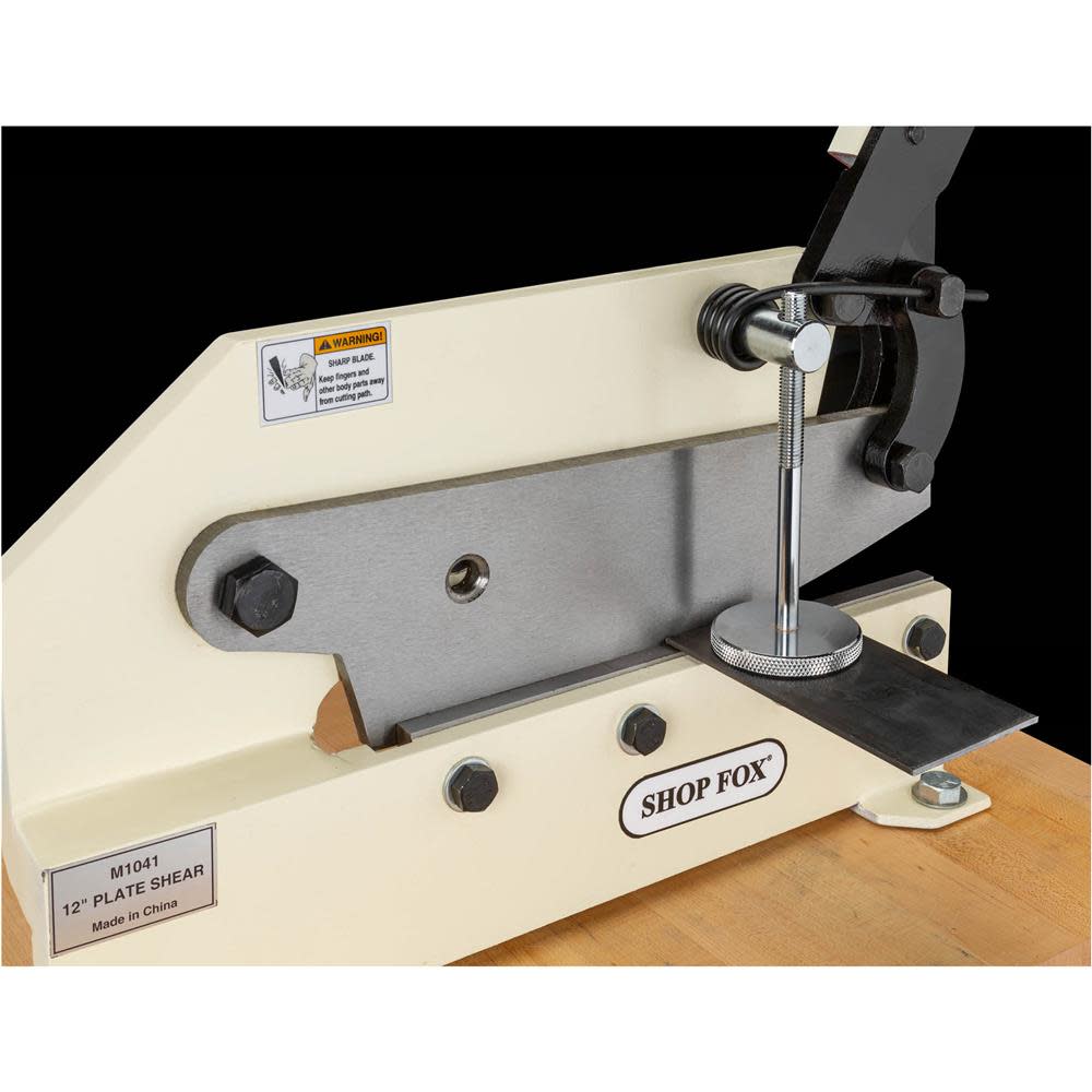Shop Fox Plate Shear 12″ 7 Ga - Ascmtools