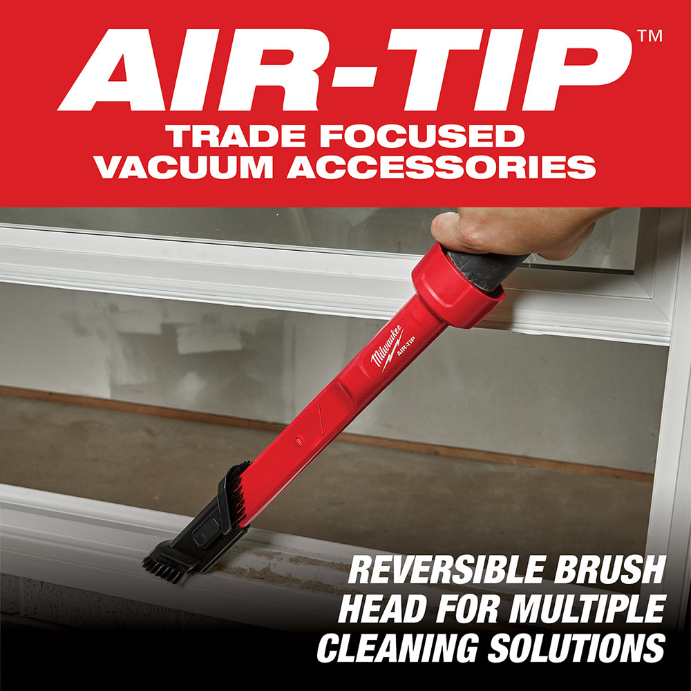 Milwaukee AIR-TIP 3-in-1 Crevice and Brush Tool - Ascmtools