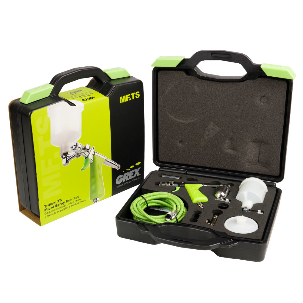 Grex Power Tools Tritium TS Micro Paint Sprayer Set 0.5mm Nozzle - Ascmtools